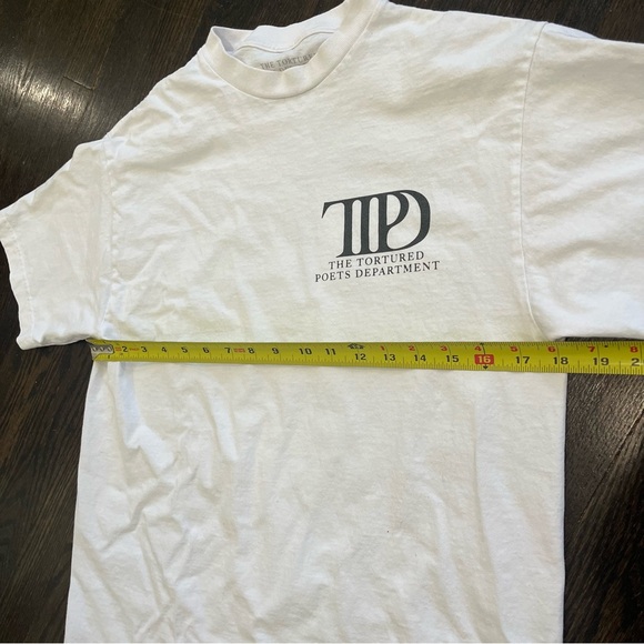 Taylor Swift T Shirt Women’s Medium Tortured Poets Department Graphic Tee - Picture 6 of 6